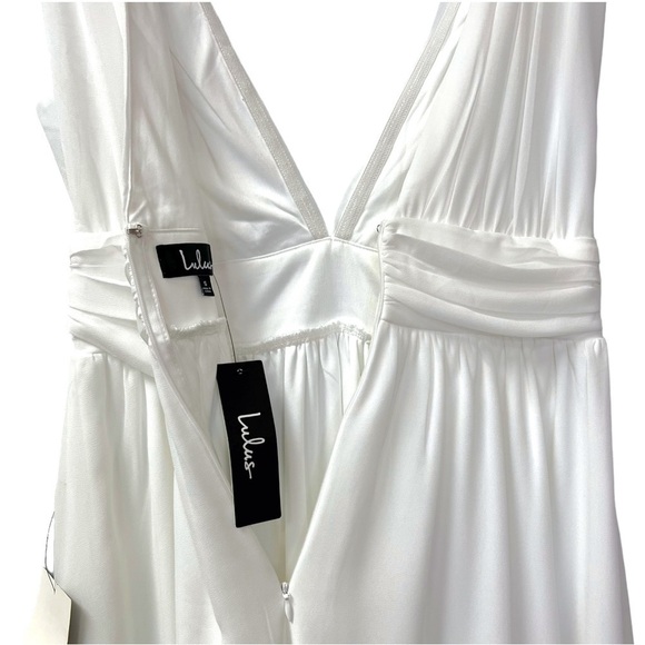 NWT Lulu's Heavenly Hues White Mini Dress Size S - Picture 3 of 9